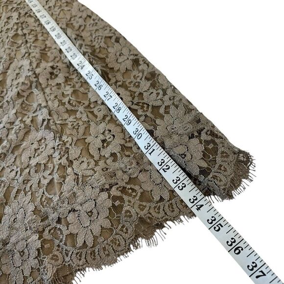 Bailey 44 Treasure Chest Fit and Flare Neutral Cream Lace Mini Dress, 8 - Picture 7 of 10